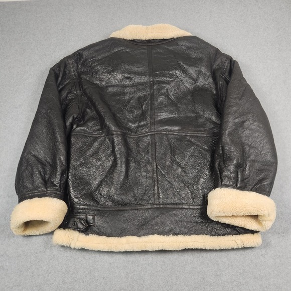 Vintage USAF Pilot Jacket Type G8 XL Genuine Sheepskin Lining Made In Turkey - Picture 3 of 16